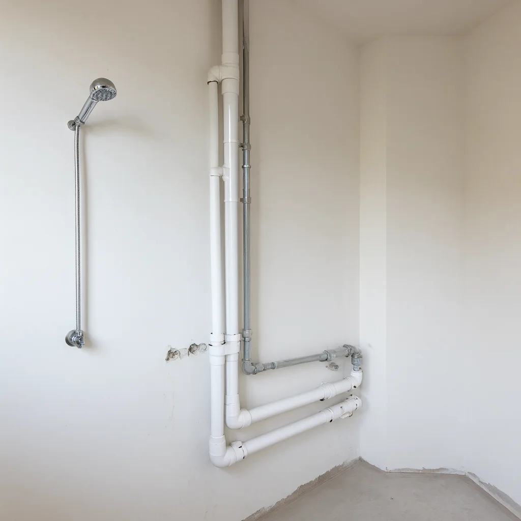Современная ванная комната с новой сантехникой в квартире в Лианозове